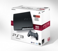 Playstation 3 Ps3 Slim 160gb + Dualshock3+1 jogo